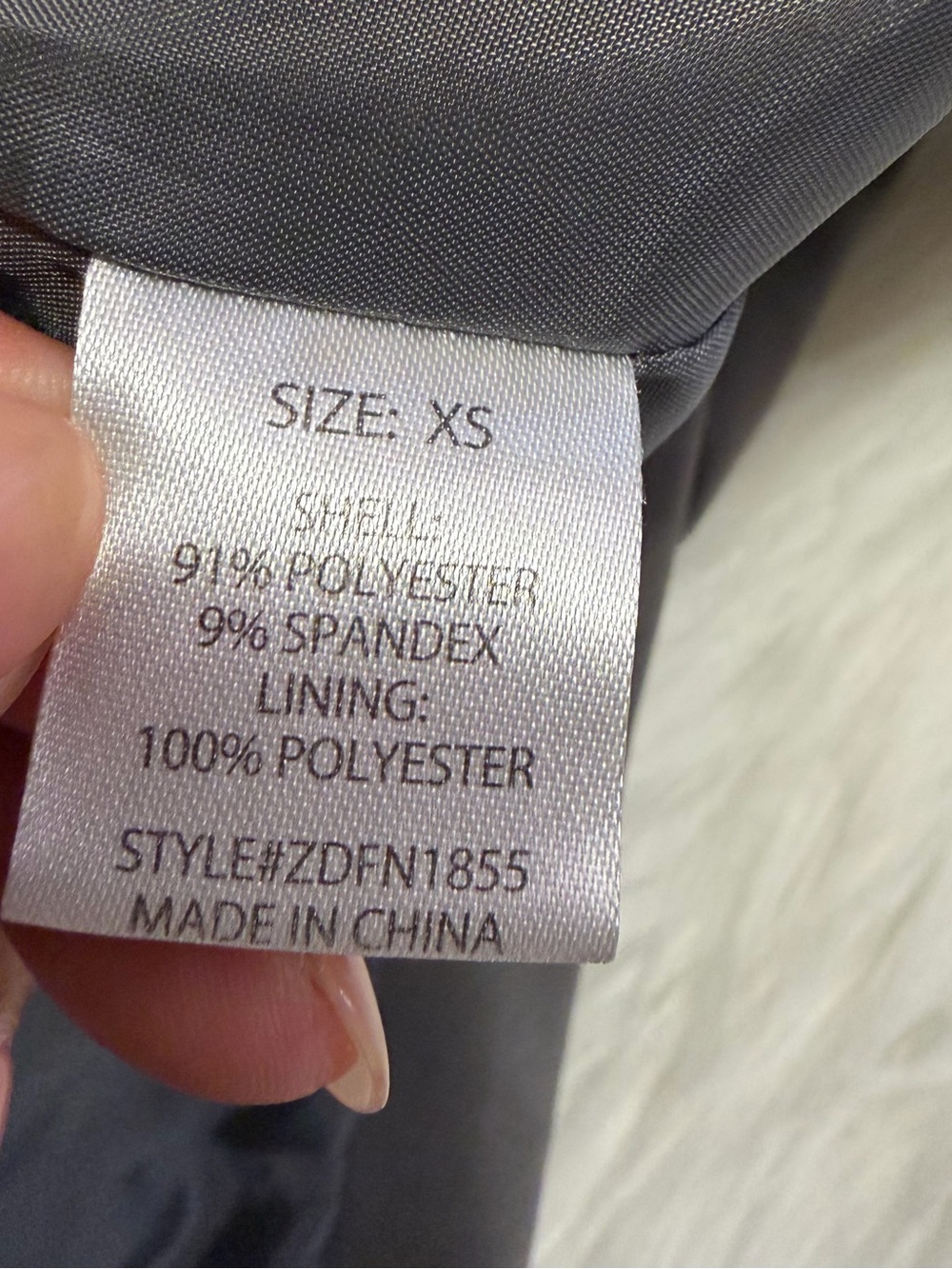Fashion Nova Gray/Taupe Longline Tailored Coat XS NWT - Picture 11 of 14